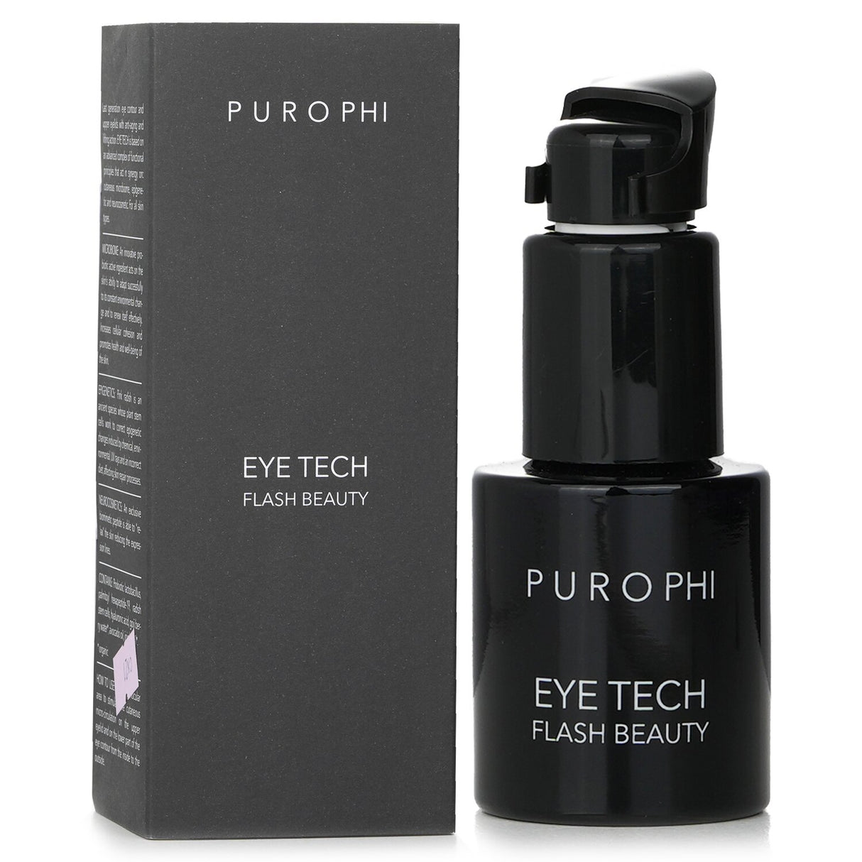 PUROPHI Eye Tech Flash Beauty: advanced anti-aging eye cream for lifting, rejuvenating, and smoothing all skin types.