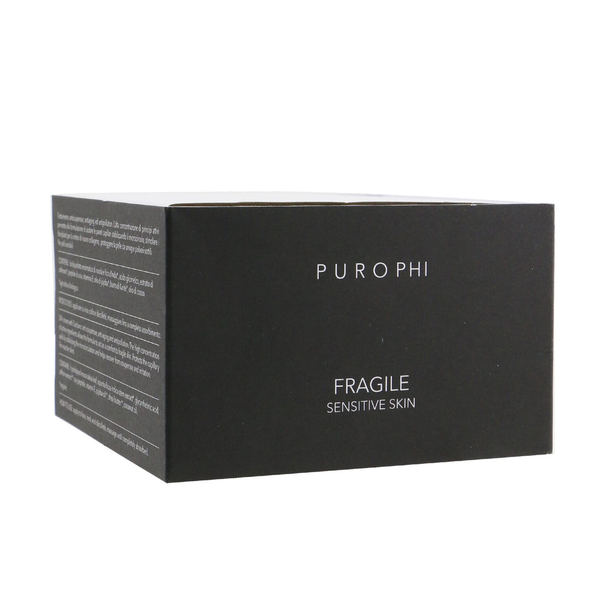 PUROPHI Fragile Sensitive Skin Face Cream in a 50ml jar, designed for soothing and protecting delicate skin.