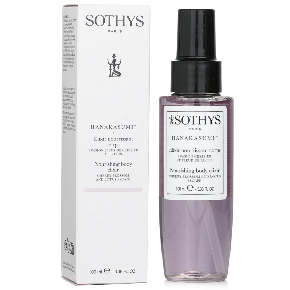 Sothys - Nourishing Body Elixir - Cherry Blossom & Lotus Escape - 100ml/3.38oz