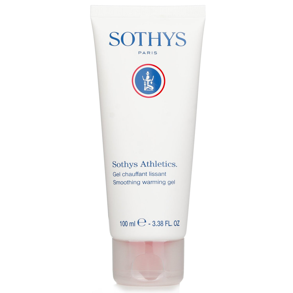 Sothys Athletics Smoothing Warming Gel in a 100ml tube, designed to enhance athletic performance and skin smoothness.