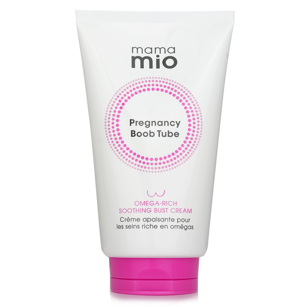 Mama Mio Pregnancy Boob Tube: Omega-rich bust cream for soothing, hydrating relief during pregnancy with natural ingredients.