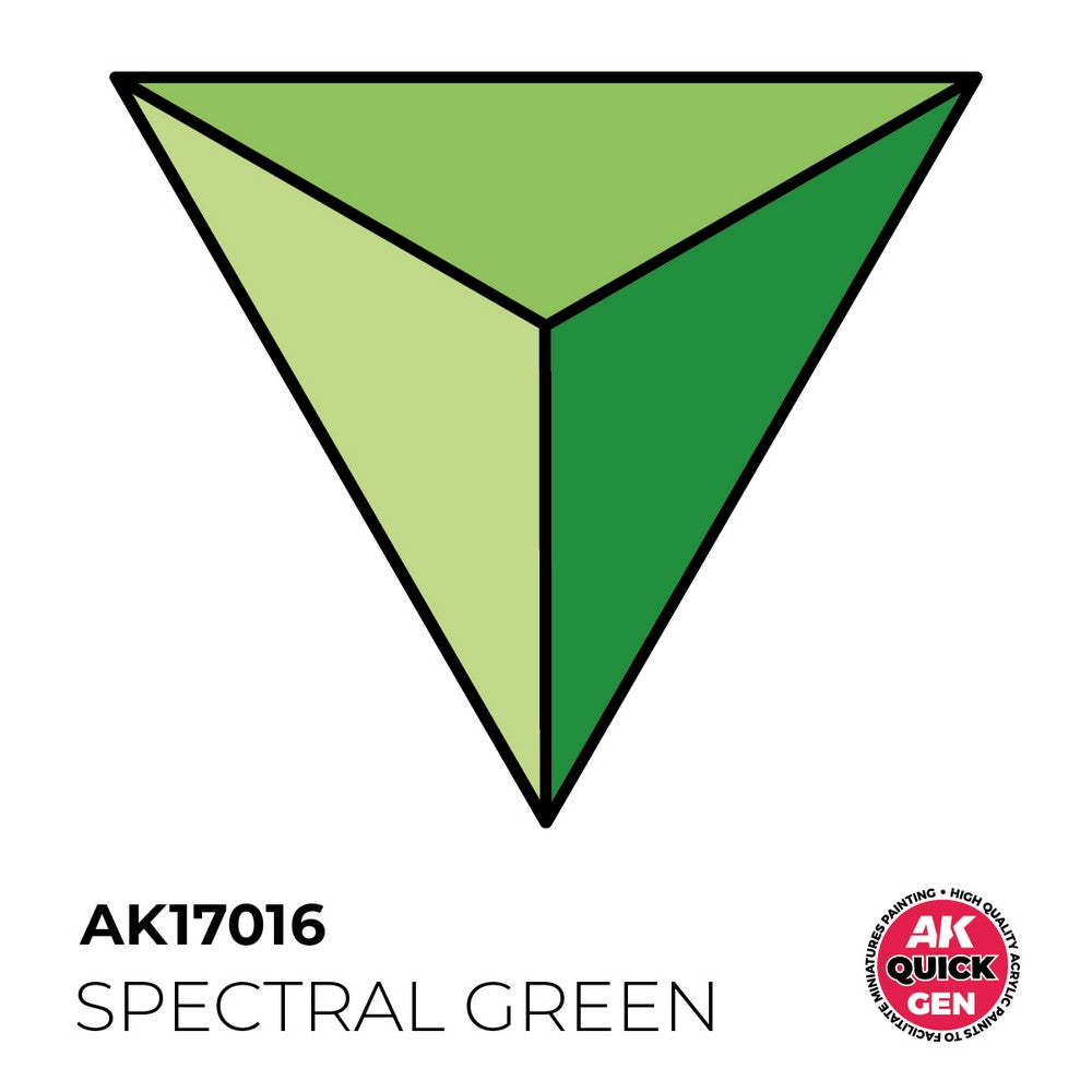 AK Interactive - Quick Gen - Spectral Green 18 ml