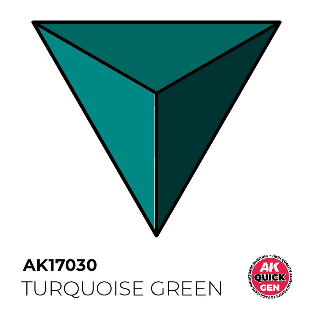 AK Interactive - Quick Gen - Turquoise Green 18 ml