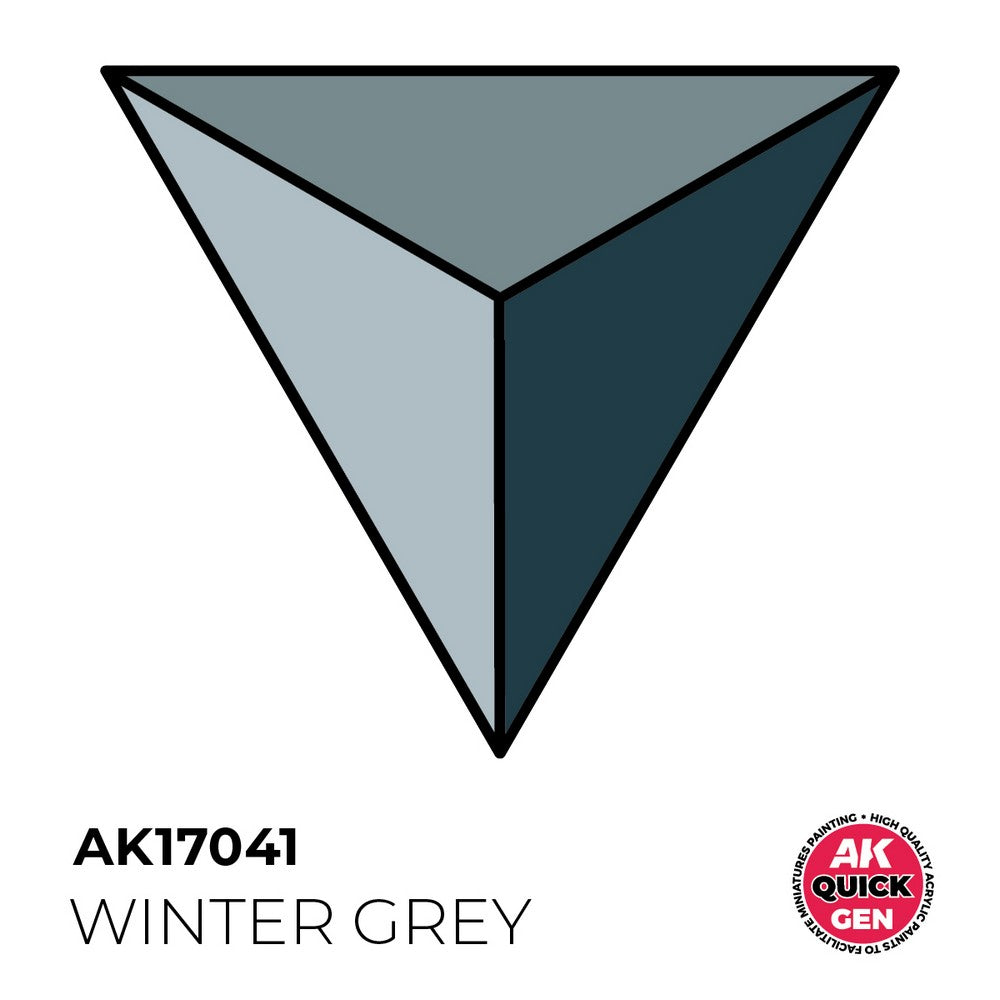 AK Interactive - Quick Gen - Winter Grey 18 ml