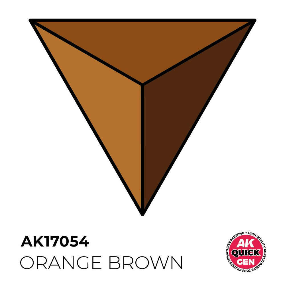 AK Interactive - Quick Gen - Orange Brown 18 ml