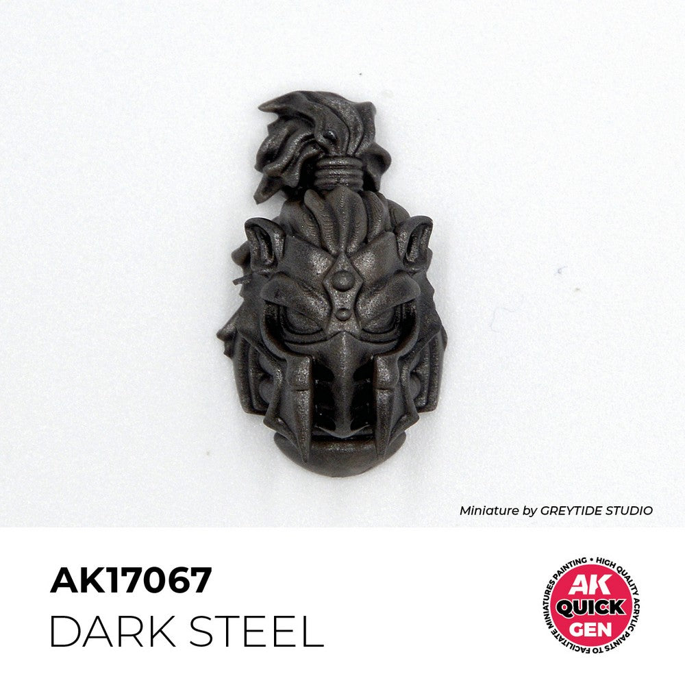 AK Interactive - Quick Gen - Dark Steal 18 ml