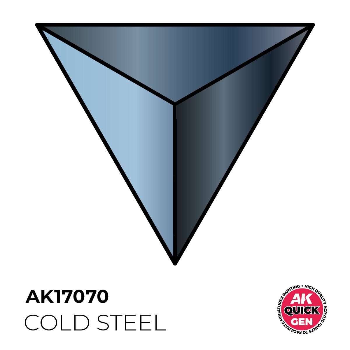 AK Interactive - Quick Gen - Cold Steel 18 ml