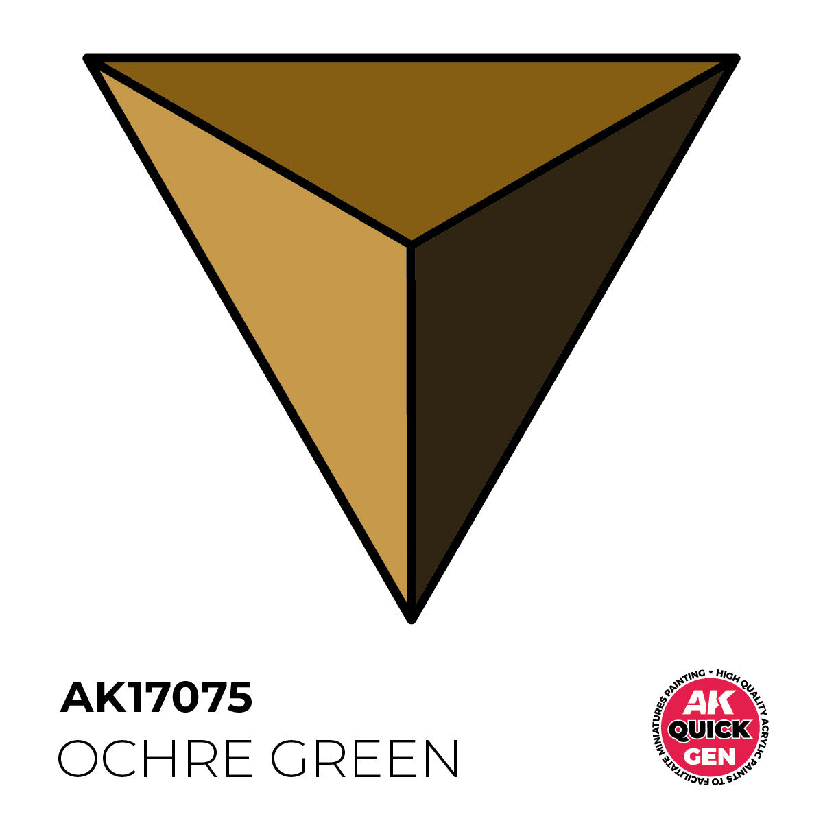 AK Interactive - Quick Gen - Ochre Green 18 ml