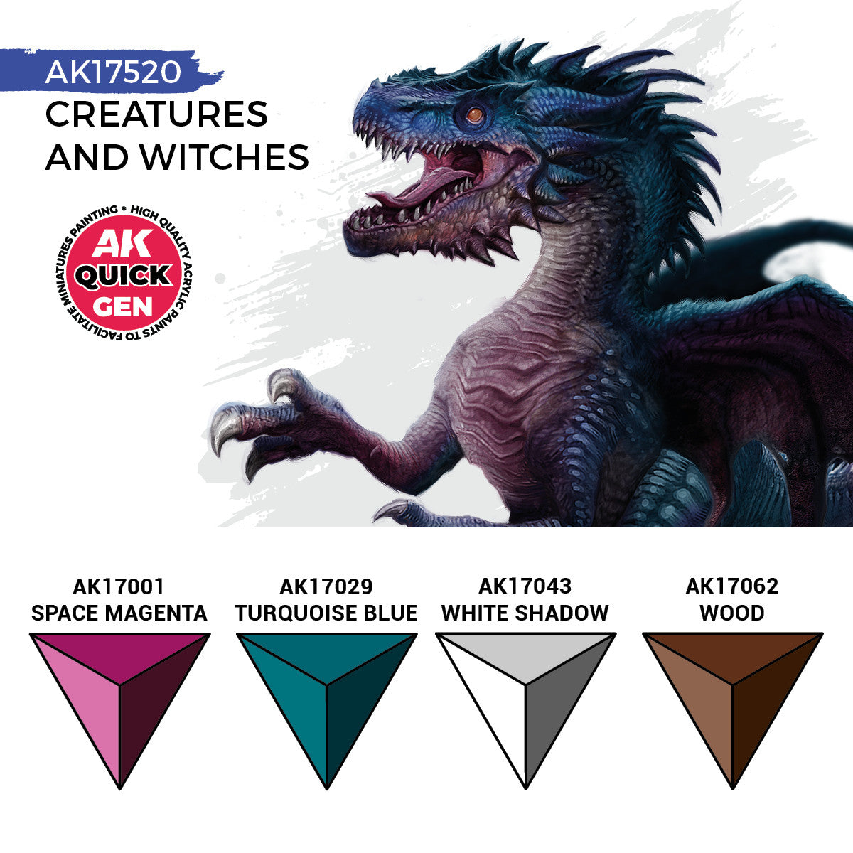 AK Interactive - Quick Gen - Creatures And Witches Set