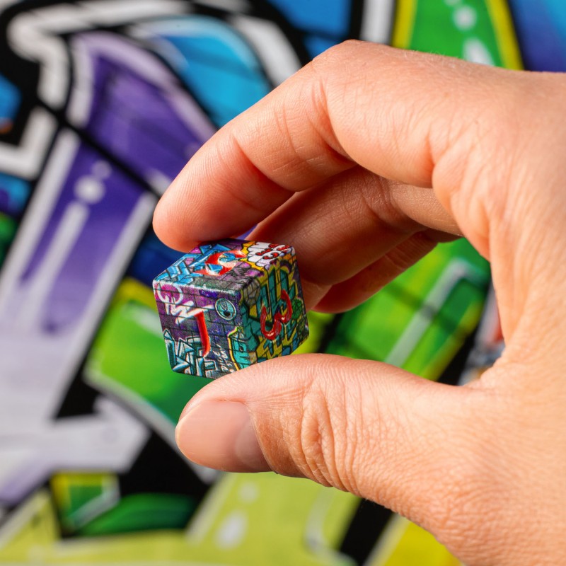 Q Workshop - Full Art - Grafitti - Dice Set 7