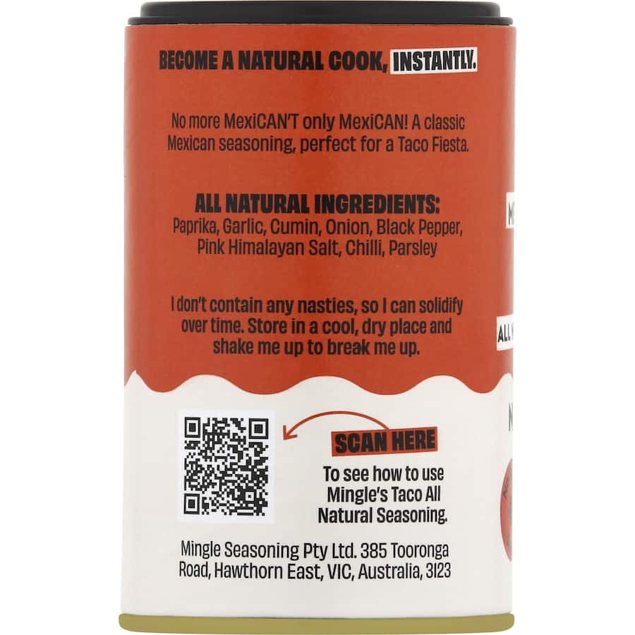 Mingle Seasoning Mexican Fiesta Taco Shaker 50g