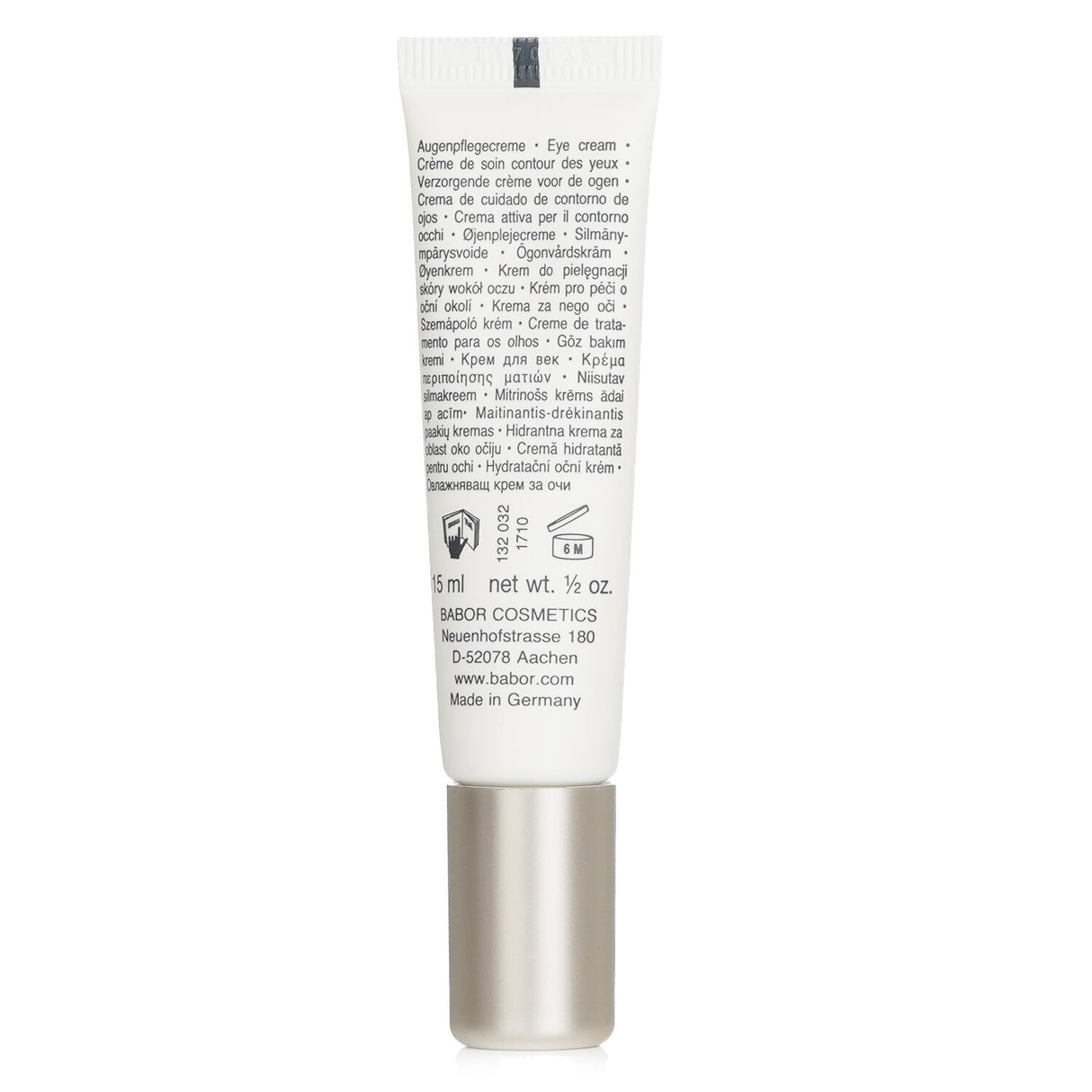 Babor Skinovage Calming Eye Cream 15ml, soothing vegan formula with Power Peptide for refreshed, hydrated, and resilient eye area.