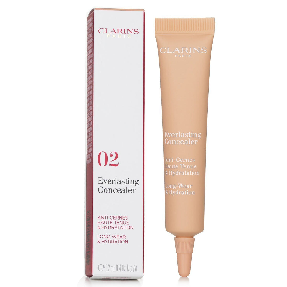 Clarins - Everlasting Concealer - # 02 Light Medium - 12ml/0.4oz