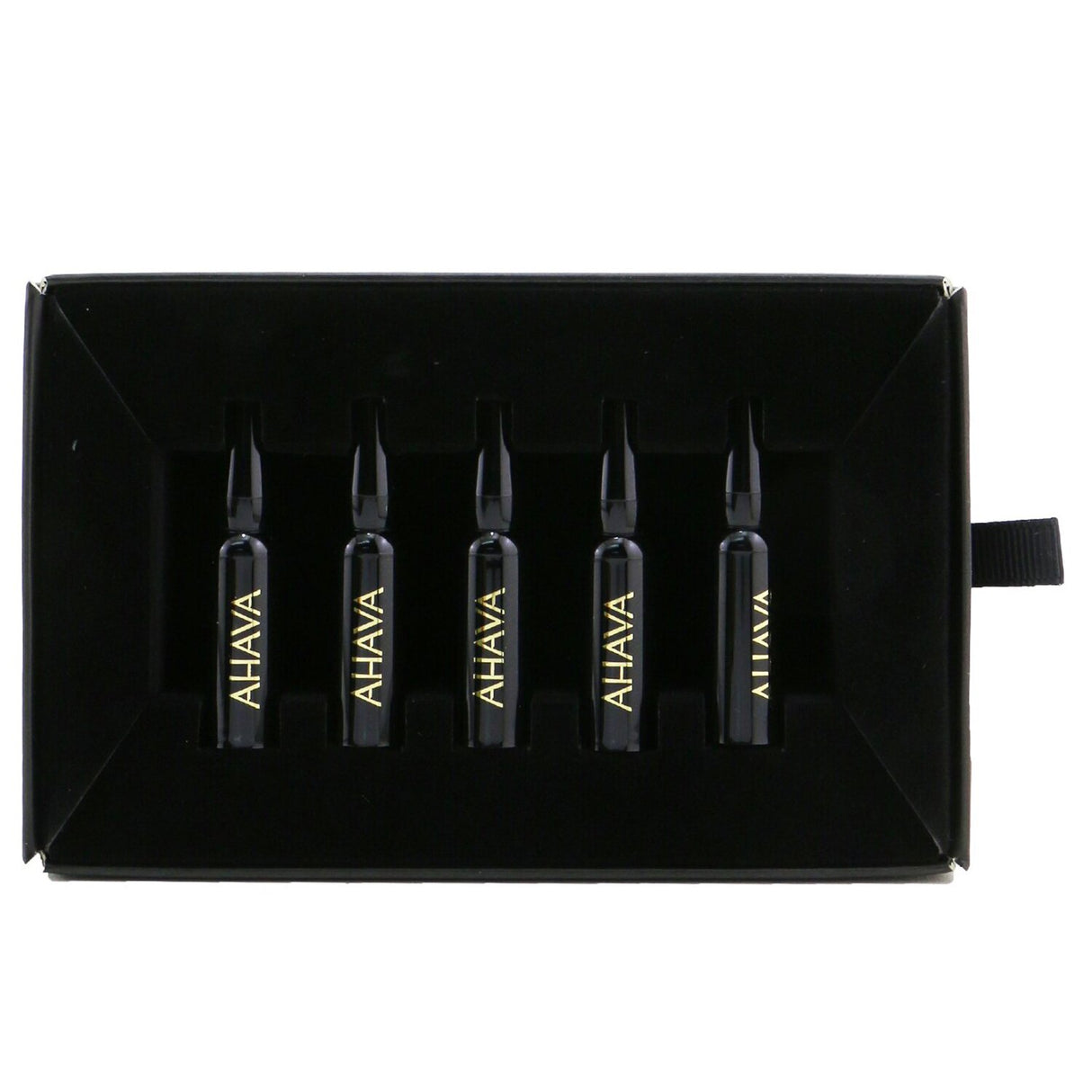 Ahava Dead Sea Osmoter Jewels Boosters, 5 vials of pure Osmoter for optimal hydration and skin revitalization.