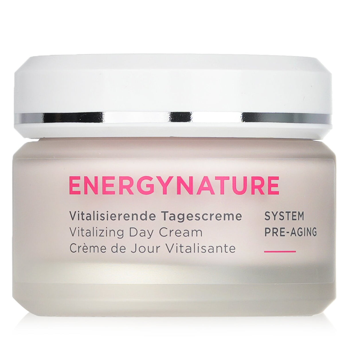 Energynature System Pre-Aging Day Cream for normal to dry skin, infused with Black Forest rose stem cells and organic caffeine.