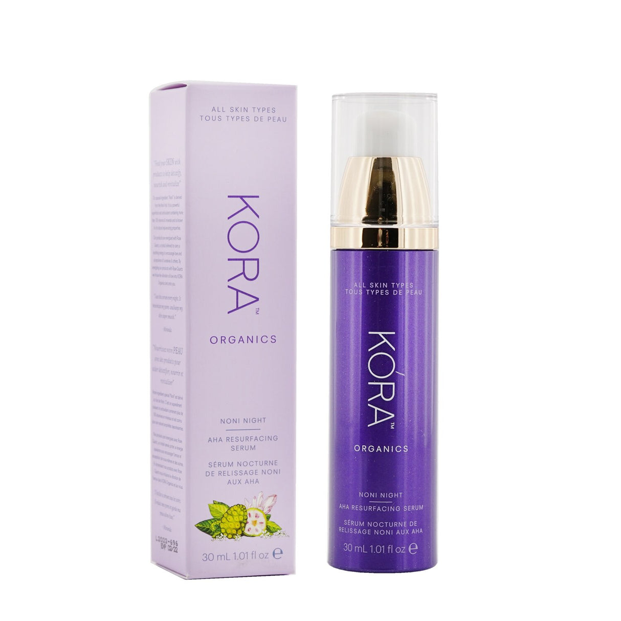 Kora Organics - Noni Night AHA Resurfacing Serum - 30ml/1.01oz