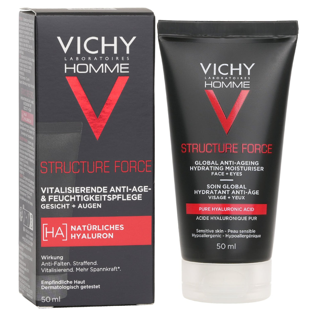 Vichy - Homme Structure Force Complete Anti-Ageing Hydrating Moisturiser - For F