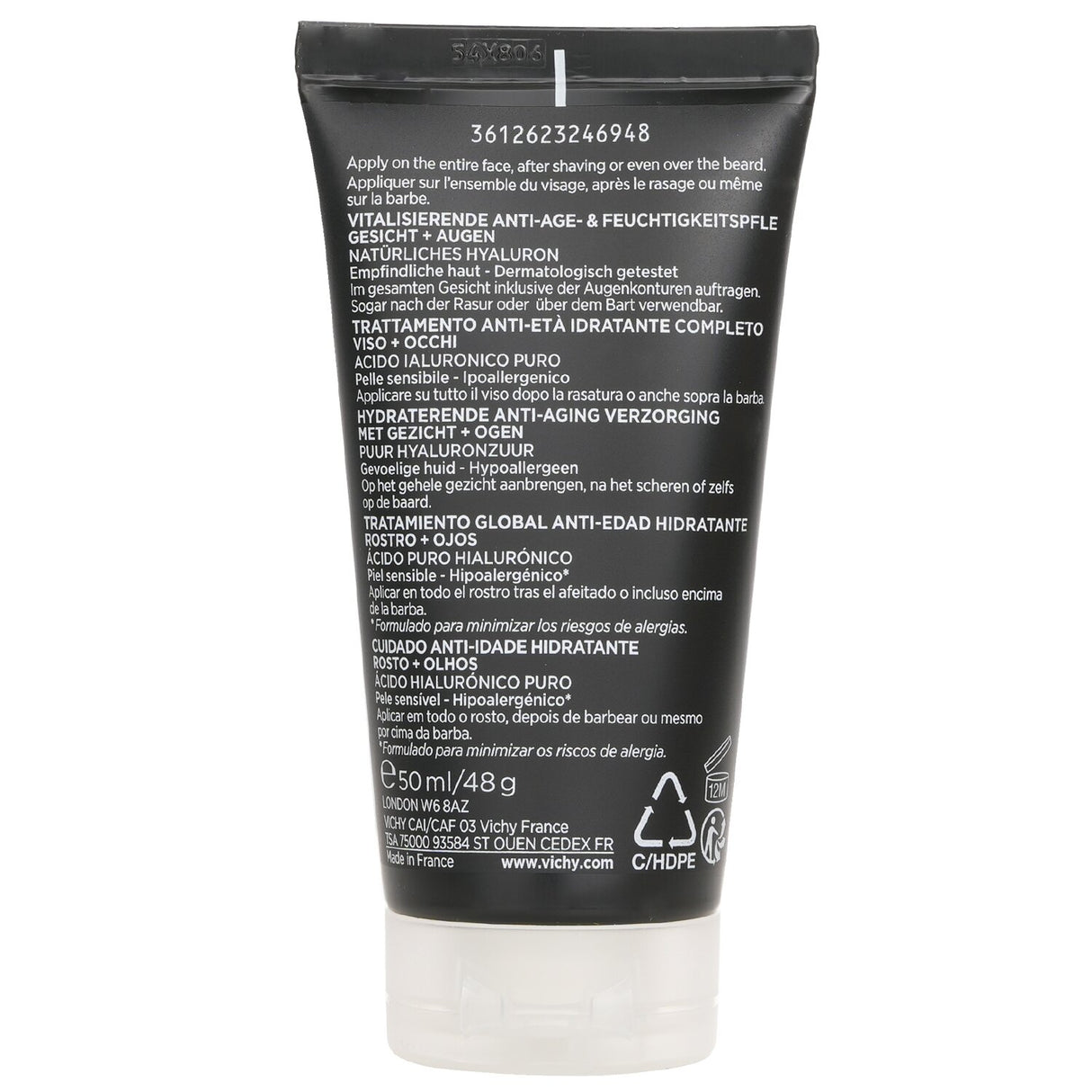 Vichy - Homme Structure Force Complete Anti-Ageing Hydrating Moisturiser - For F