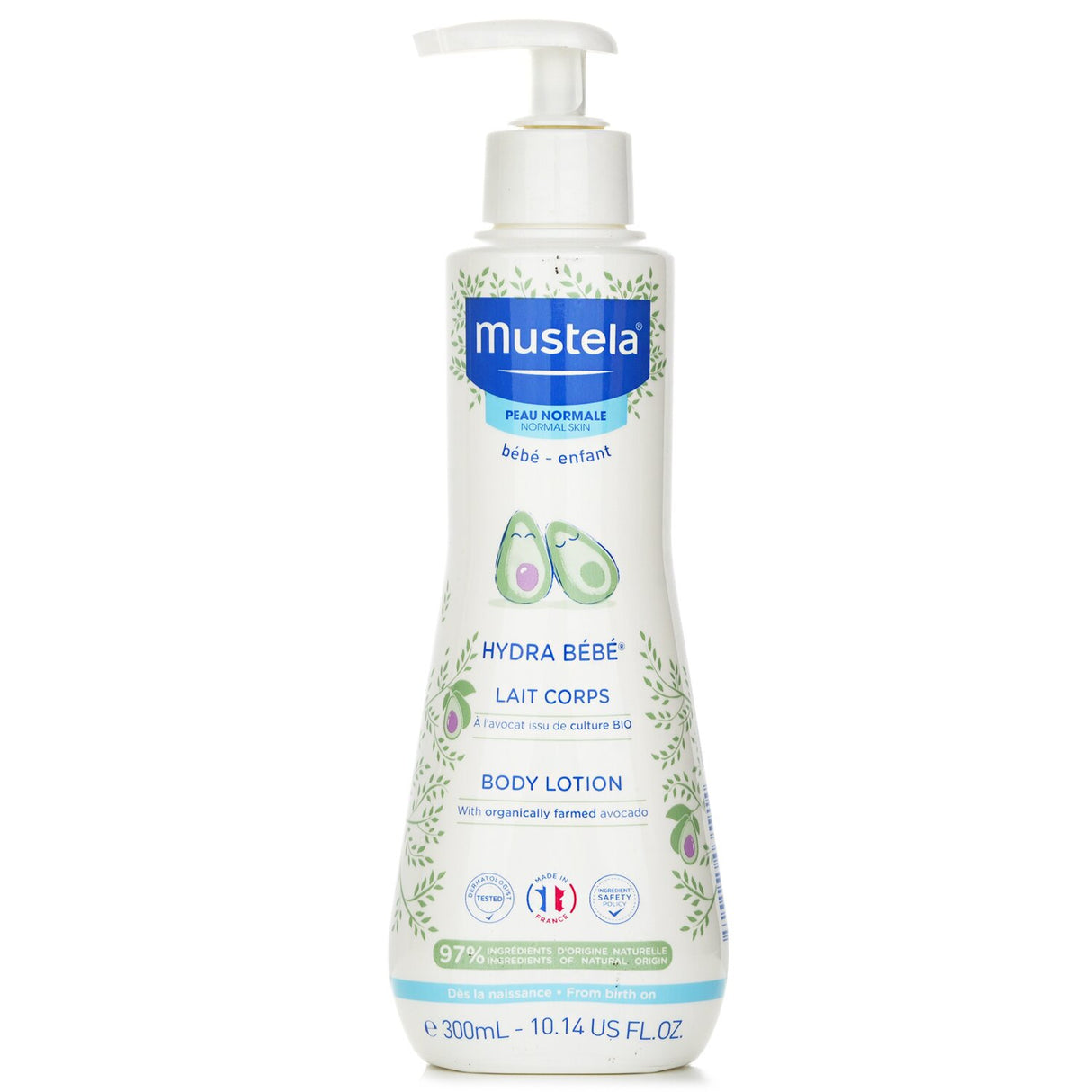 Mustela - Hydra-Bebe Body Lotion With Organic Avocado - Normal Skin - 300ml/10.