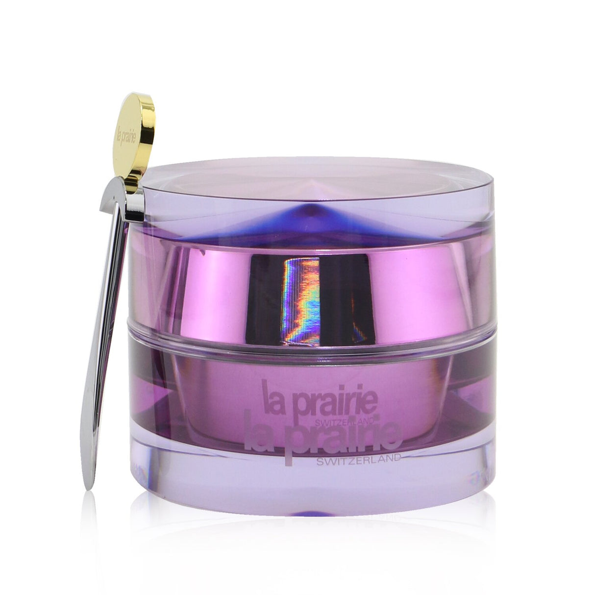Luxurious La Prairie Platinum Rare Haute-Rejuvenation Cream in a 30ml jar, features pure platinum for youthful, radiant skin.