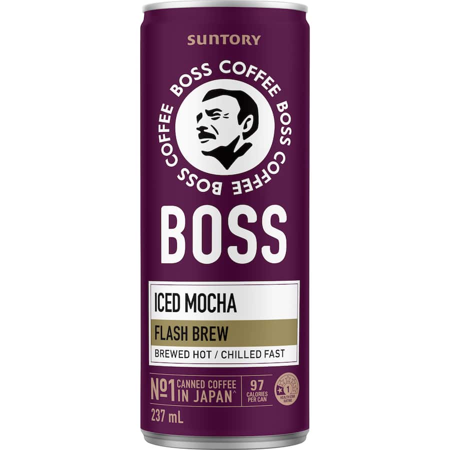 Boss Iced Mocha Coffee Single can 237mL