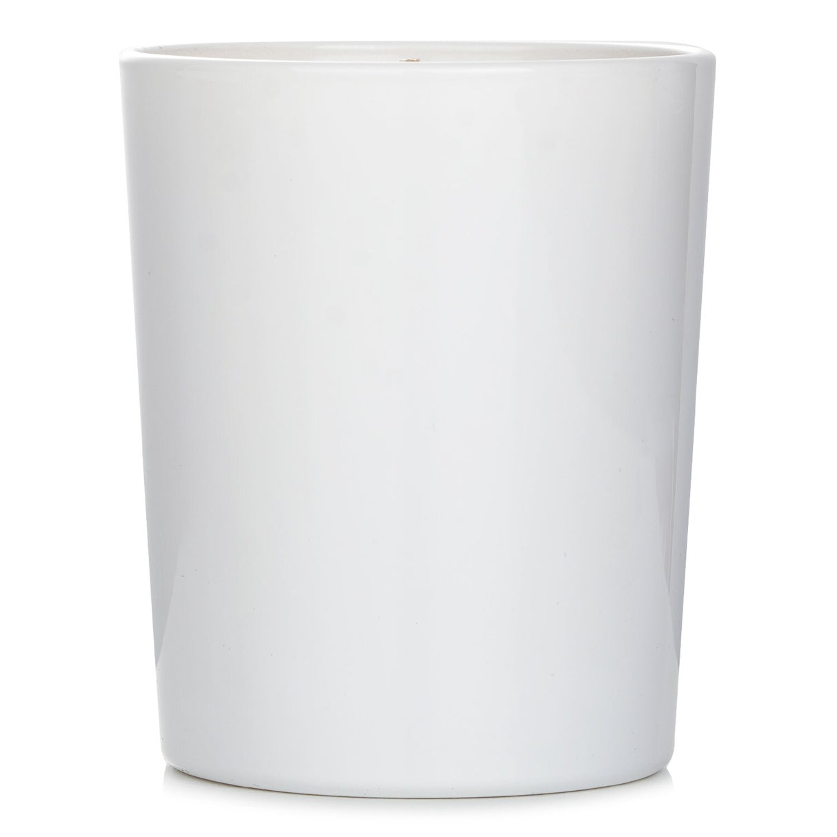 Max Benjamin Blue Azure Candle in an elegant glass case, crafted from natural soy wax, emits refreshing herbal and woody aromas.