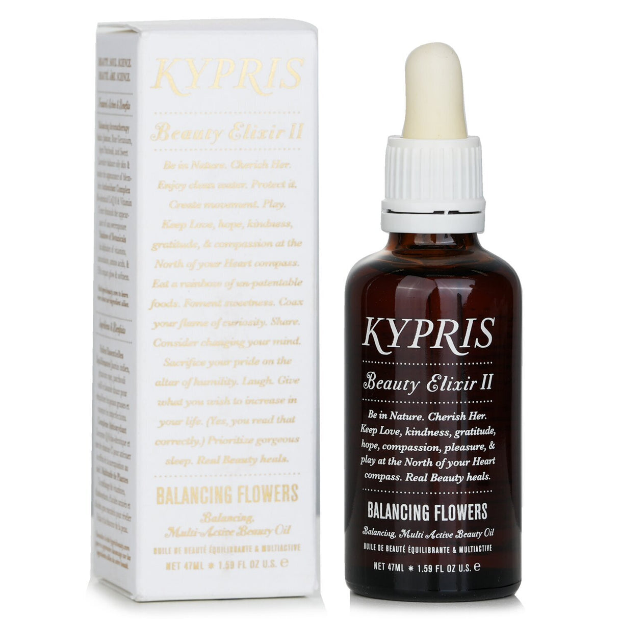 Luxury beauty oil with botanicals for balancing oily skin; features CoQ10 and Vitamin C for glow and softness.