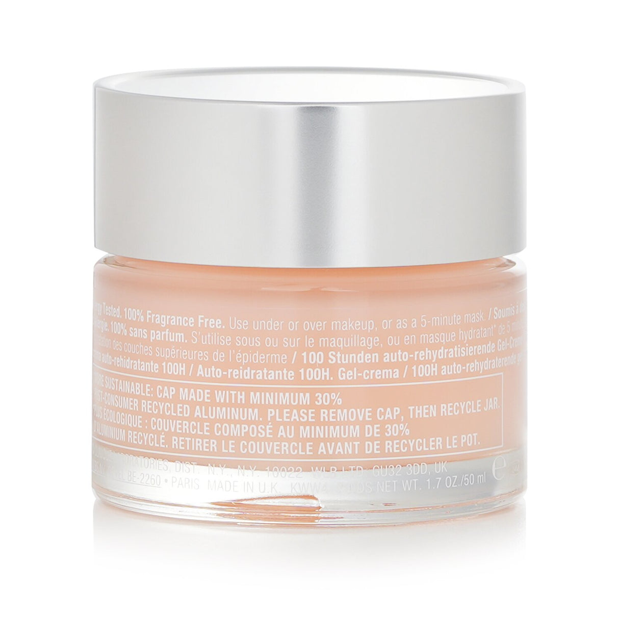 Clinique Moisture Surge 100H Gel-Cream hydrator, 50ml, offers deep, lasting hydration with aloe bio-ferment and Hyaluronic Acid.
