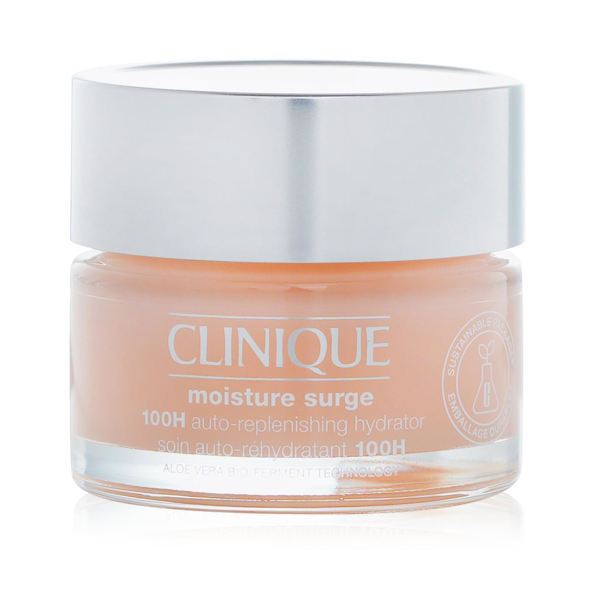 Clinique Moisture Surge 100H hydrator - 30ml, delivers deep hydration with aloe bio-ferment & hyaluronic acid for 100 hours.