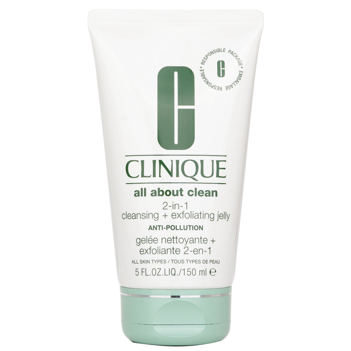 Clinique - All About Clean 2-In-1 Cleansing + Exfoliating Jelly - 150ml/5oz