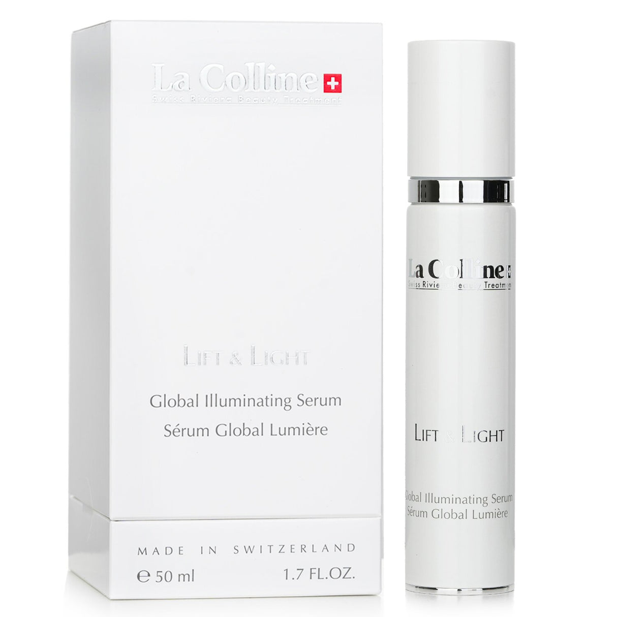 La Colline Lift & Light Global Illuminating Serum: Anti-aging serum brightens skin, reduces redness, and smooths wrinkles.