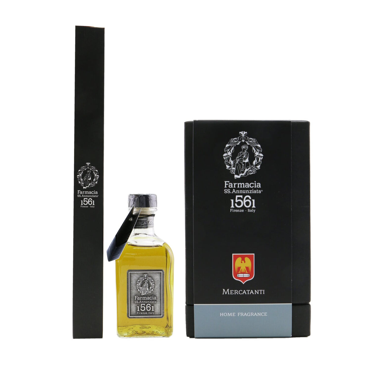 Stylish black reed diffuser in elegant glass, delivering rich aromas to enhance home ambiance and banish odors.