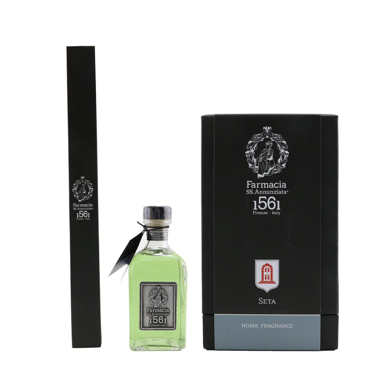Elegant glass diffuser with black reeds, delivering luxurious fragrances to elevate your home ambiance. 250ml capacity.