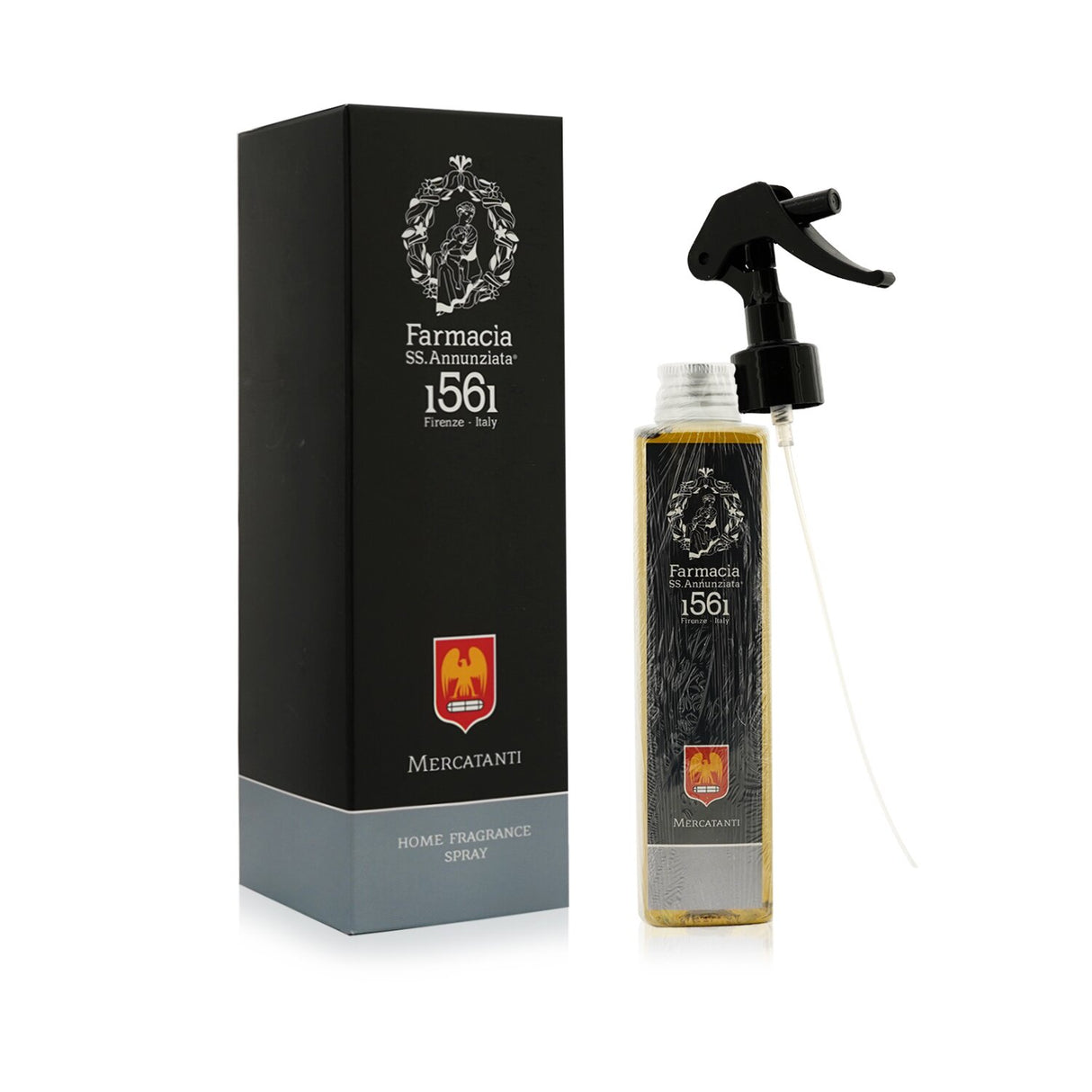 Luxurious 200ml room spray featuring a captivating blend of aromas for a calming and refreshing home ambiance.