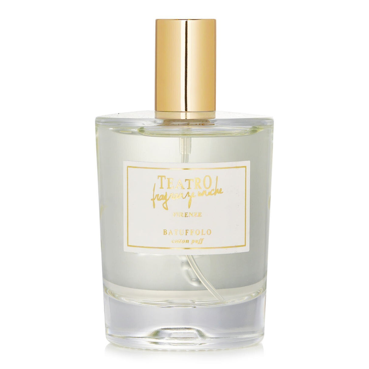 Room spray in a 100ml bottle with a calming cotton ball scent, perfect for refreshing any living space.