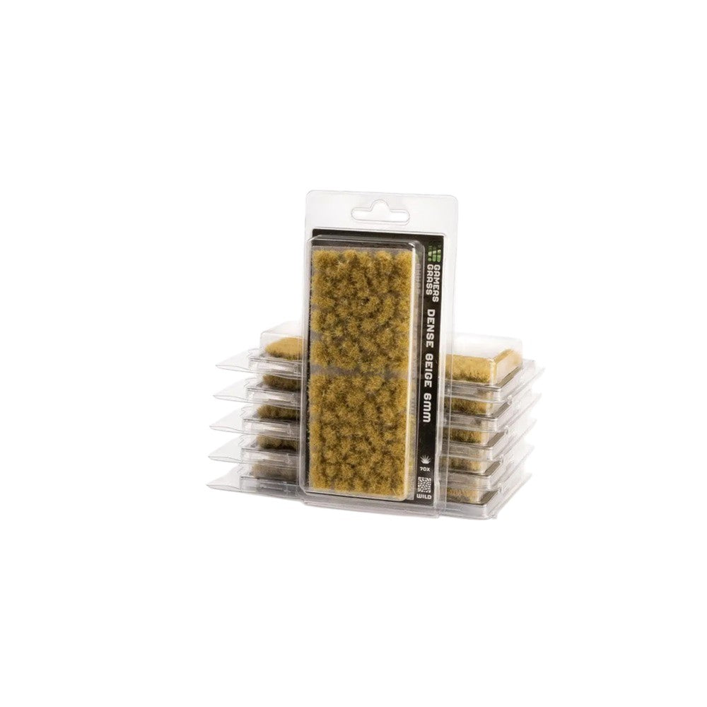 Gamers Grass - Grass Tufts - 6mm - Dense Beige - Miniature Figure