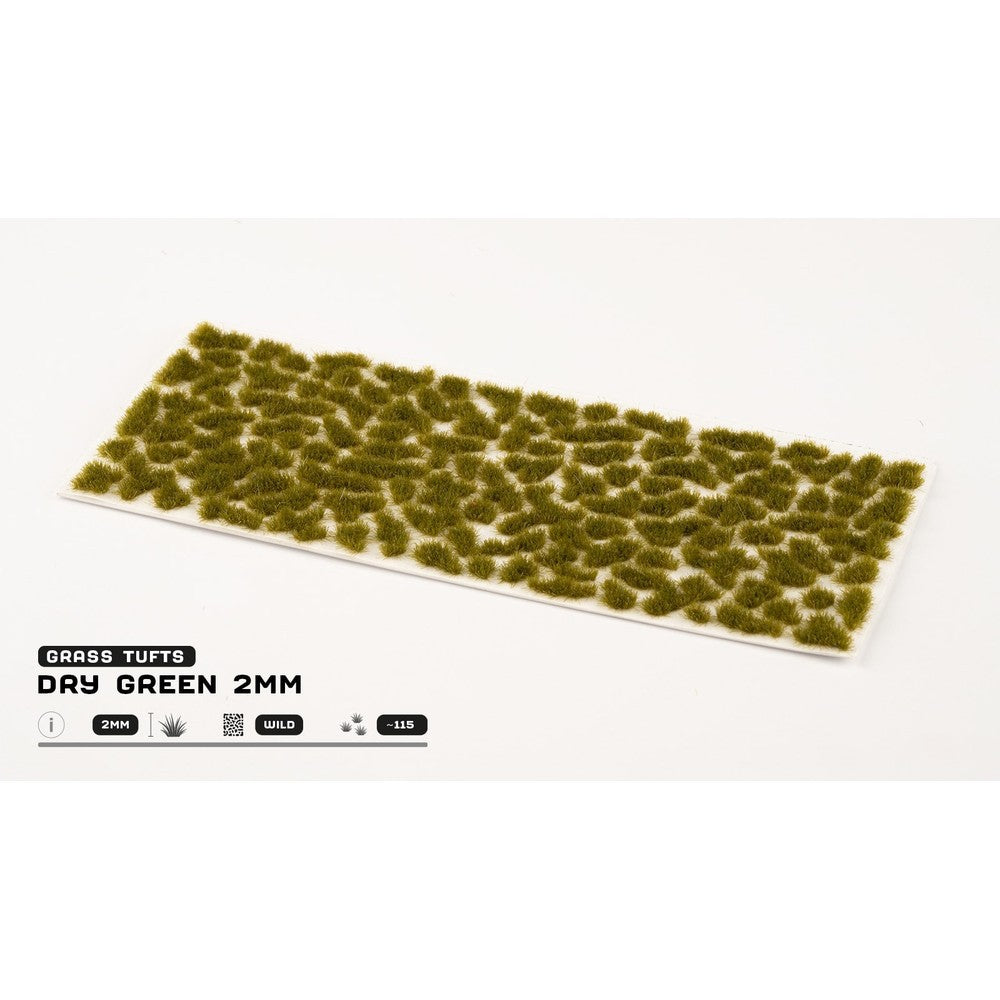 Gamers Grass - Grass Tufts - 2mm - Dry Green - Hobby Tool