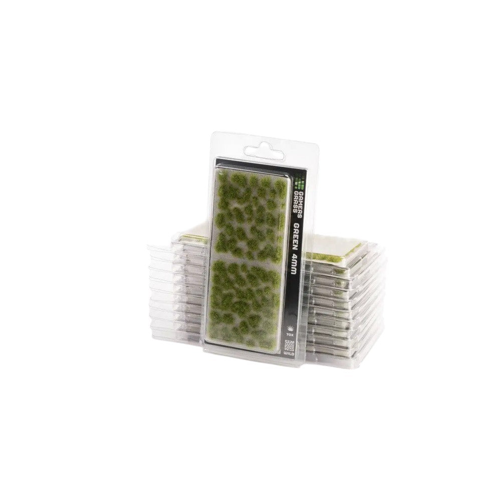 Gamers Grass - Grass Tufts - 4mm - Green - Wild - Miniature Terrain