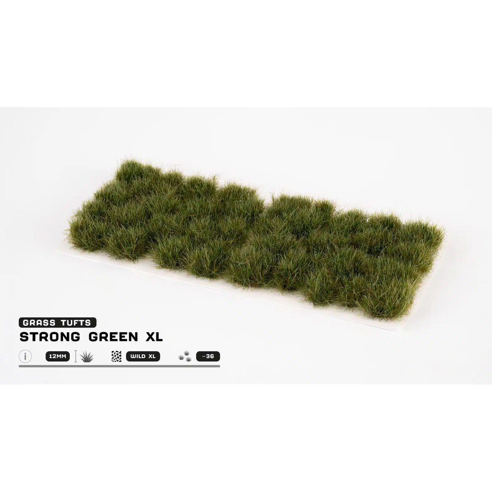 Gamers Grass - Grass Tufts - XL - Strong Green