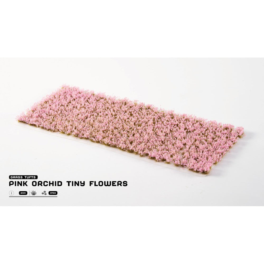 Gamers Grass - Grass Tufts - Flowers - Pink Orchid Tiny - Hobby Tool