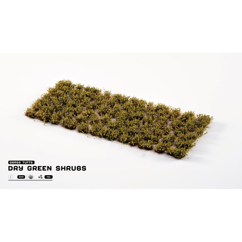 Gamers Grass - Grass Tufts - Shrubs - Dry Green - Hobby Tool