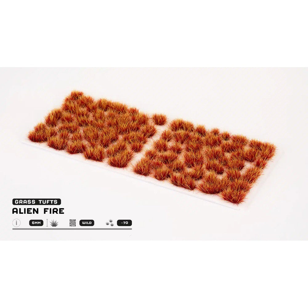 Gamers Grass - Grass Tufts - Alien Tufts - Alien Fire Tuft - Miniature Terrain