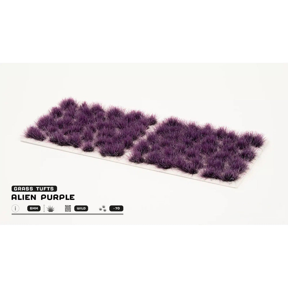 Gamers Grass - Grass Tufts - Alien Tufts - Alien Purple - Miniature Figure