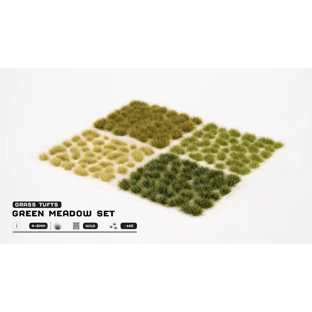 Gamers Grass - Grass Tufts - Tuft Sets - Green Meadow Set
