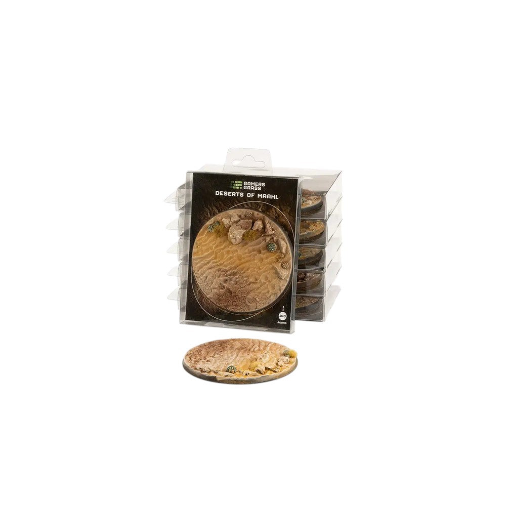 Gamers Grass - Battle Ready Bases - Deserts of Maahl - Round 100mm (x1)