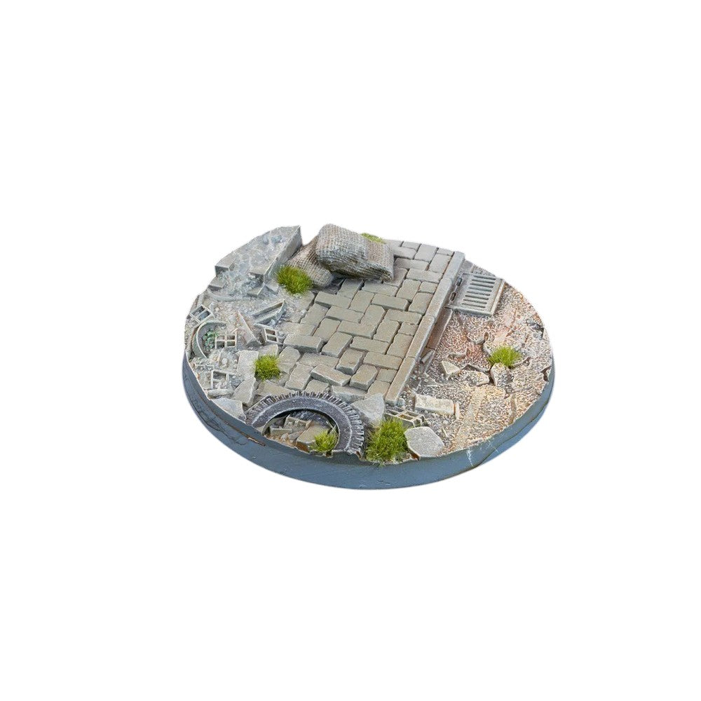 Gamers Grass - Battle Ready Bases - Urban Warfare - Round 60mm (x2)