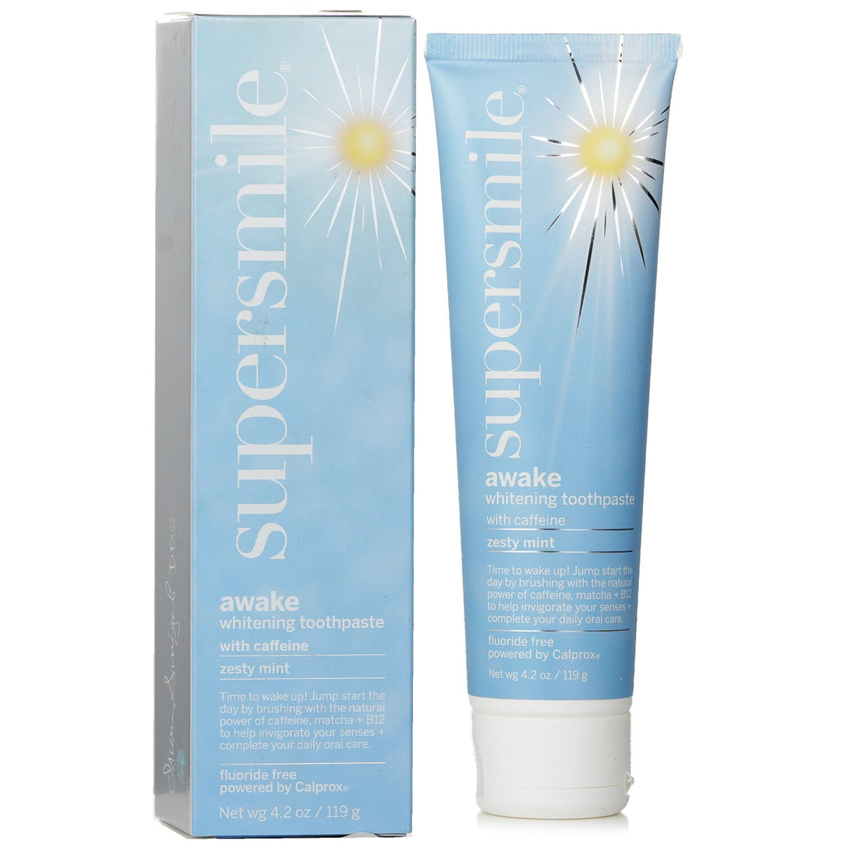 Supersmile - Awake Whitening Toothpaste With Caffeine - Zesty Mint (Fluoride Fre