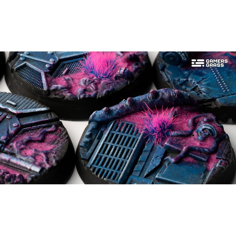 Gamers Grass - Battle Ready Bases - Alien Infestation - Round 40mm (x5)