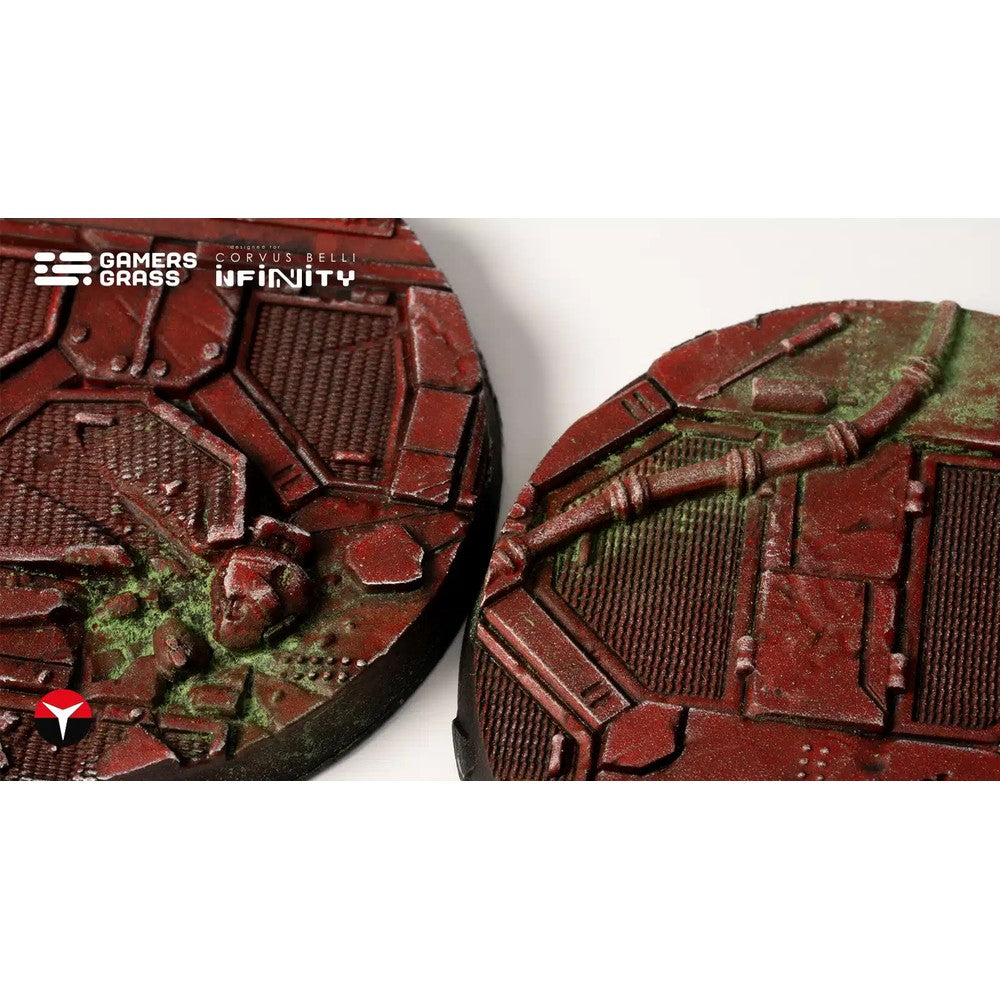 Gamers Grass - Battle Ready Bases - Nomad Crew Deck - Round 55mm (2x)