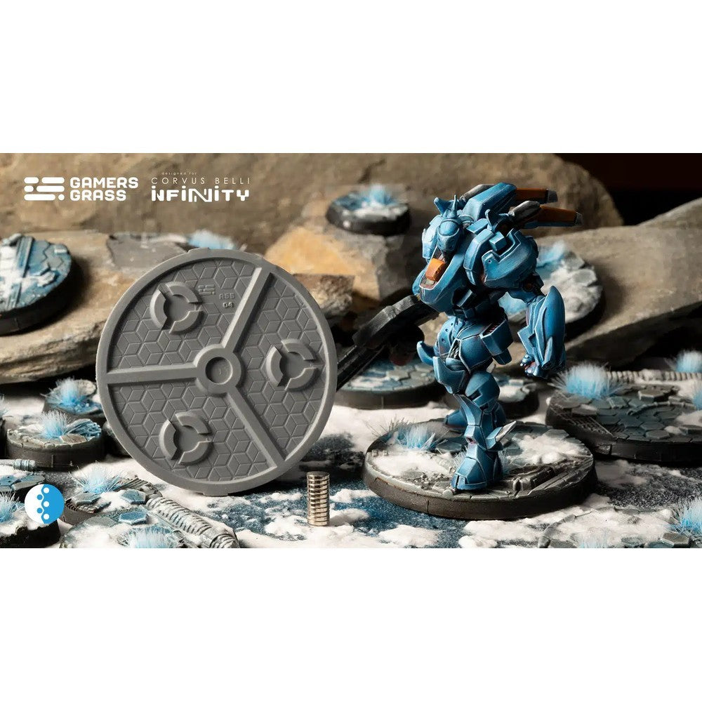 Gamers Grass - Battle Ready Bases - Svalarheima's Outpost - Round 55mm (2x)